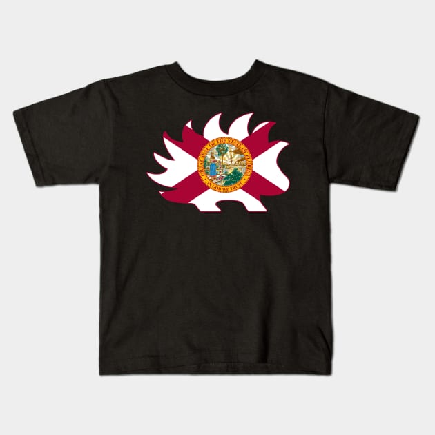 Florida Porcupine Kids T-Shirt by The Libertarian Frontier 